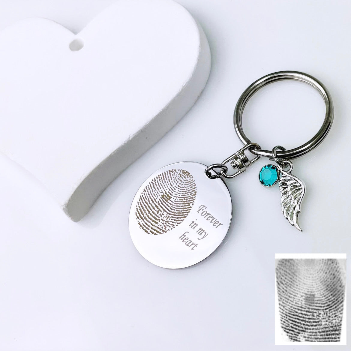 Custom Key Chain - Personalized with Your Special Message and/or Names -  Hand Stamped Sterling Silver Keychain