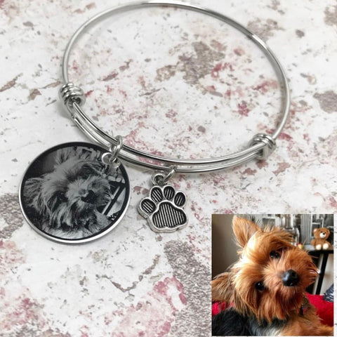 Custom Engraved Photo Dog tag Necklace – Onememorylane