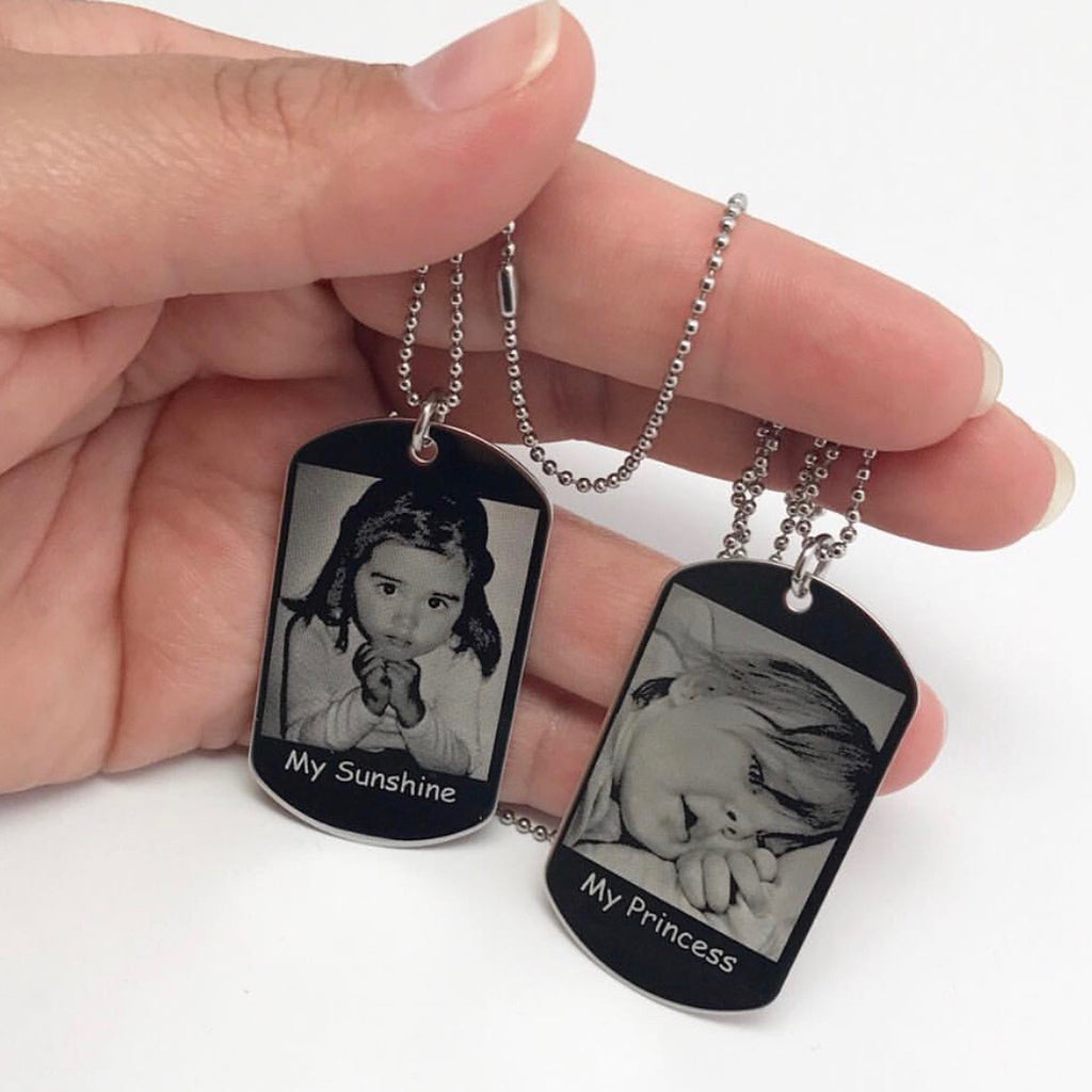 Army sales necklace customized