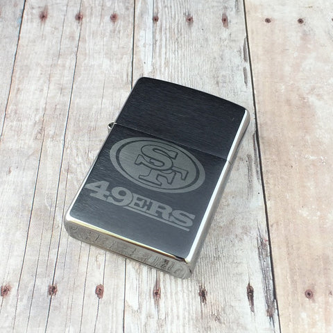 Sports Zippo Brushed Chrome Pocket Lighter